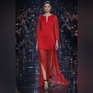 BCBGMAXAZRIA Luca Silk Maxi Dress – Runway Collection